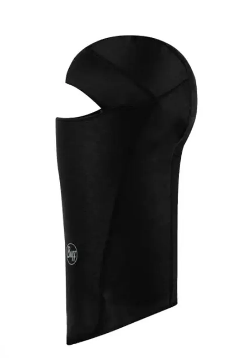 Buff Unisex Adult Thermonet Hinged Balaclava in Solid Black